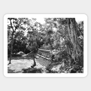 Vintage photo of Ruins of Copan Sticker